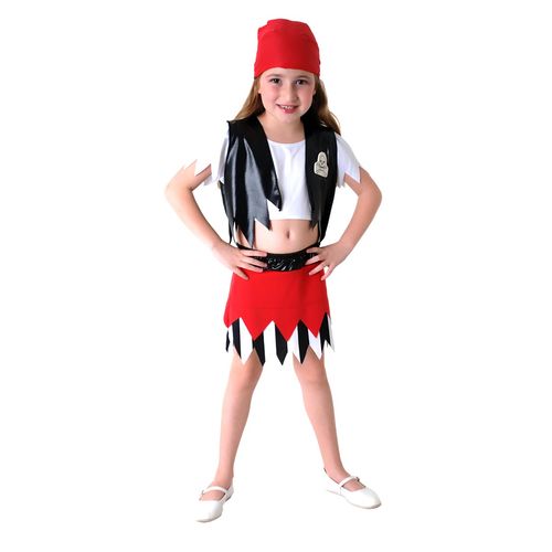 Fantasia Pirata Feminino Infantil