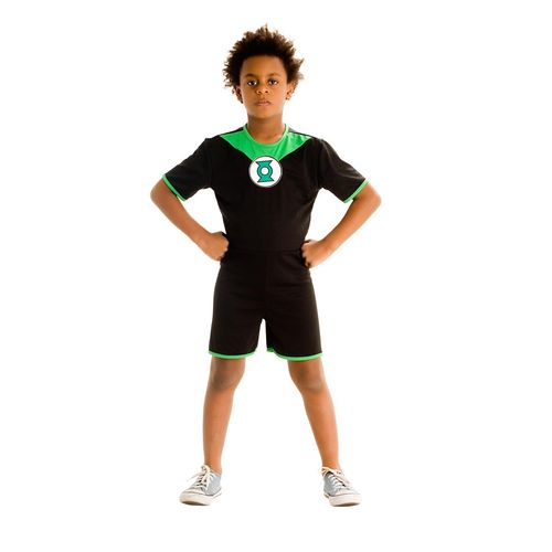 Fantasia Lanterna Verde Infantil Curto