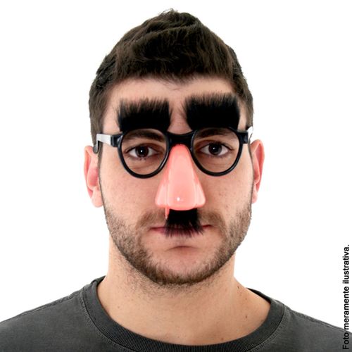 Oculos Com Nariz, Bigode e Sobrancelhas Importada