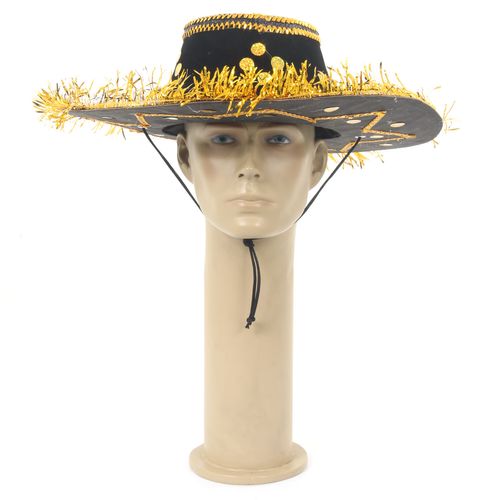 Chapéu Mexicano Preto - Pequeno