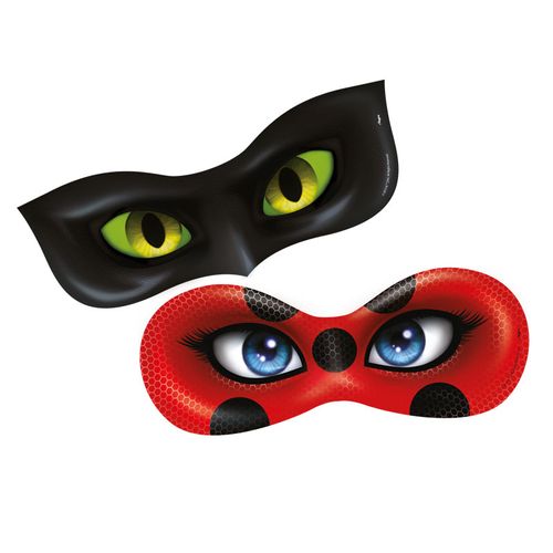 Máscara 6 Unidades - LadyBug - Regina Festas