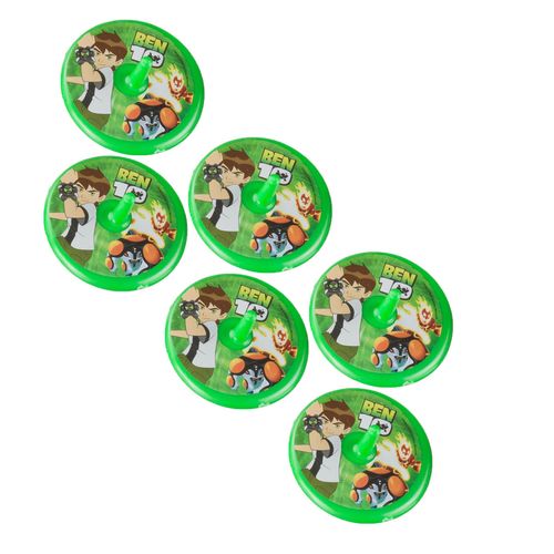 Kit Pião Ben 10 com 6