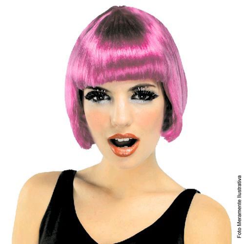 Peruca Chanel Curto - Roxo