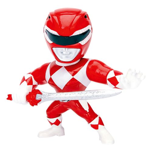 Boneco Metal DTC 10 cm Power Ranger - Red Ranger