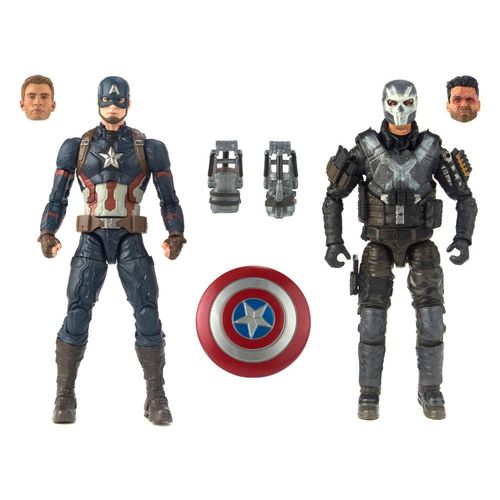 Bonecos Legends Series Marvel Studios 10 Anos - Capitão América - Crossbones