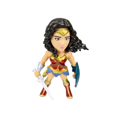 Boneco Metal DTC 10 cm Wonder Woman - Mulher Maravilha