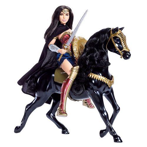 Boneca Mulher Maravilha com Cavalo - Wonder Woman
