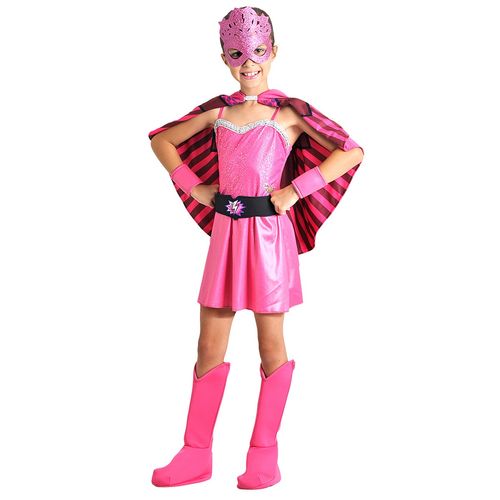 Fantasia Barbie Super Princesa Infantil Luxo