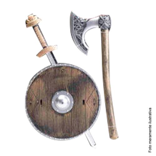 Kit Vicking Escudo e Espada