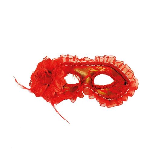 Máscara Veneziana Gala Vermelho - Cromus