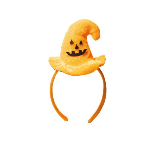 Tiara Chapéu Bruxa Rosto Abobora - Halloween - Cromus
