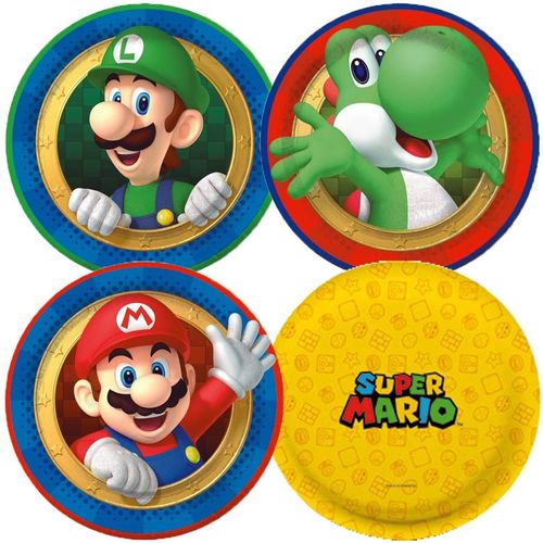 Prato 8 Unidades - Super Mario - Cromus