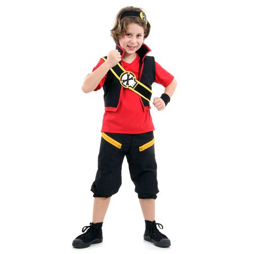 Fantasia Zak Storm Infantil Luxo