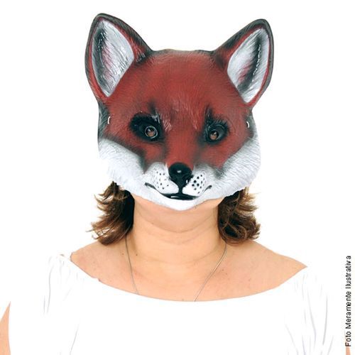 Máscara Animais PVC - Rapoza
