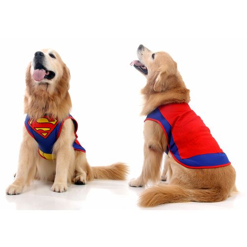 Fantasia para Cachorros Super Homem Luxo