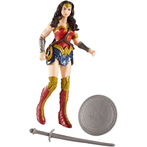 Boneco Figura 15 cm Wonder Woman - DC Heroes - Liga da Justiça