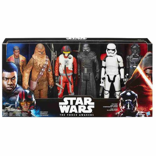 Conjunto de Bonecos com 30cm Star Wars The Force Awakens