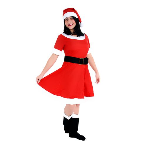 Fantasia Mamãe Noel Adulto