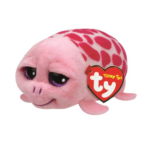 Pelúcia Teeny tys - Tartaruga Rosa Shuffler