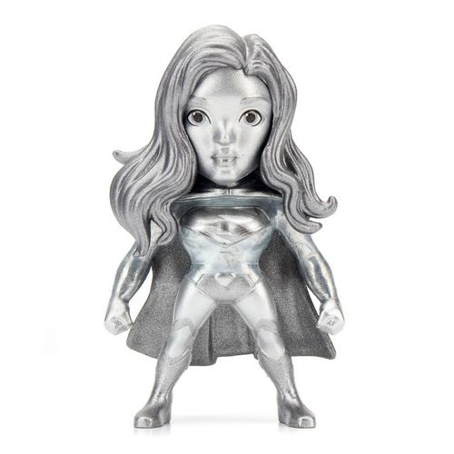 Boneco Metal DTC 6 Cm DC Girls - Supergirl Prata
