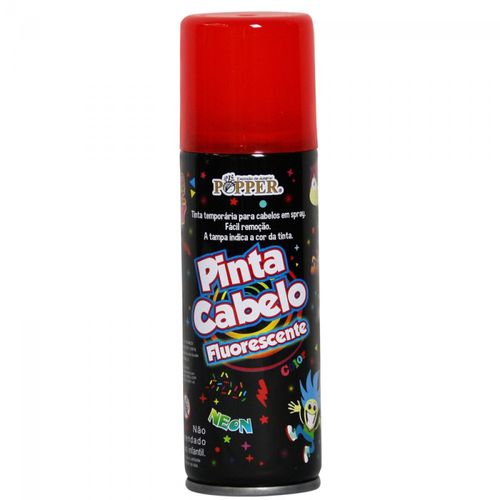 Tinta para Cabelo Fluorescente - Vermelha