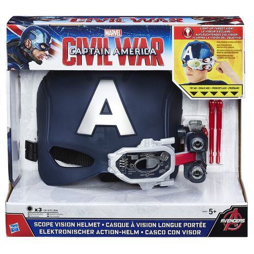 Máscara com Visor Hasbro Capitão América - Guerra Civil