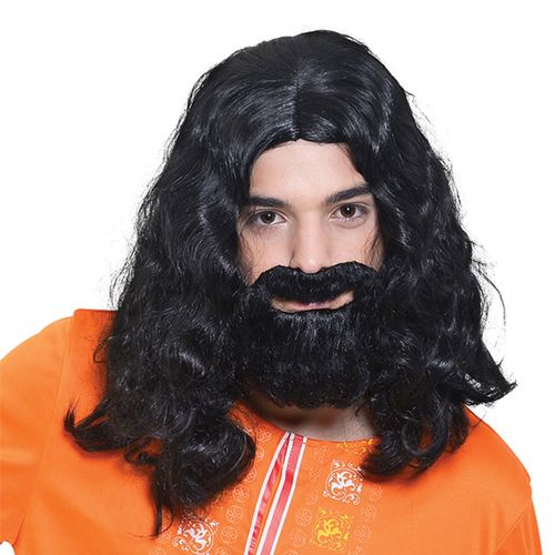 Peruca  Profeta - Preta