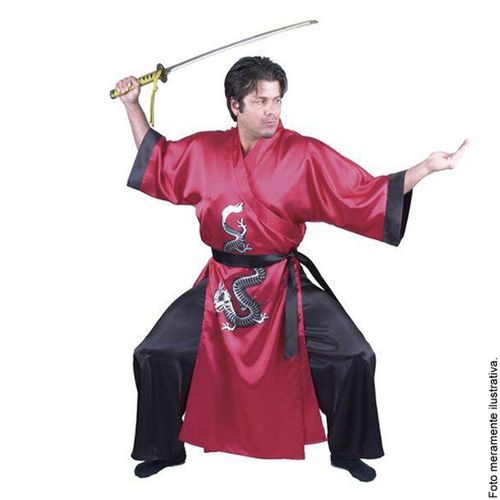 Fantasia Samurai Masculino Adulto
