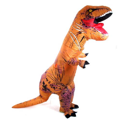 Fantasia Dinossauro T-rex Inflavél Adulto