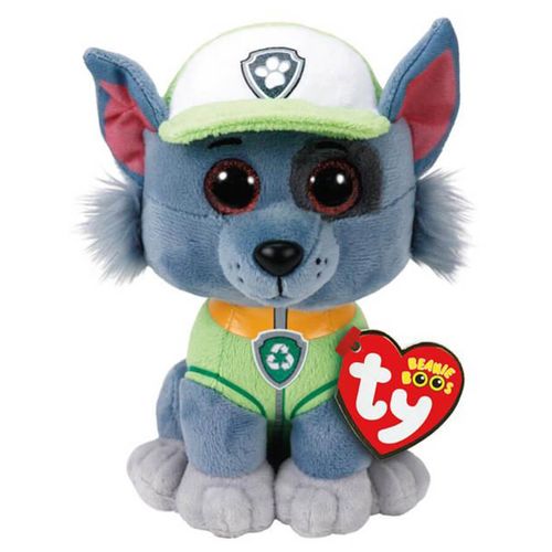 Pelúcia Beanie Boos Ty - Patrulha Canina - Rocky
