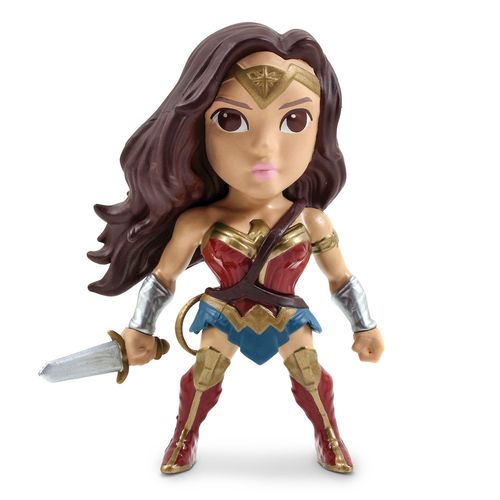 Boneco Metal DTC 10 Cm Batman vs Superman - Mulher Maravilha