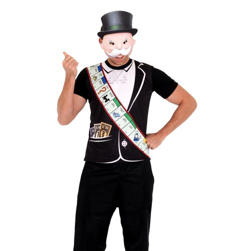 Fantasia Monopoly Masculino Adulto