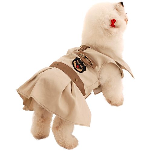 Vestido para Cachorros Militar