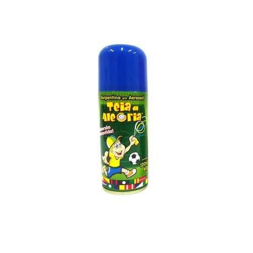 Serpentina em Aerosol - 120 ml Azul