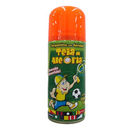 Serpentina em Aerosol - 120 ml Laranja