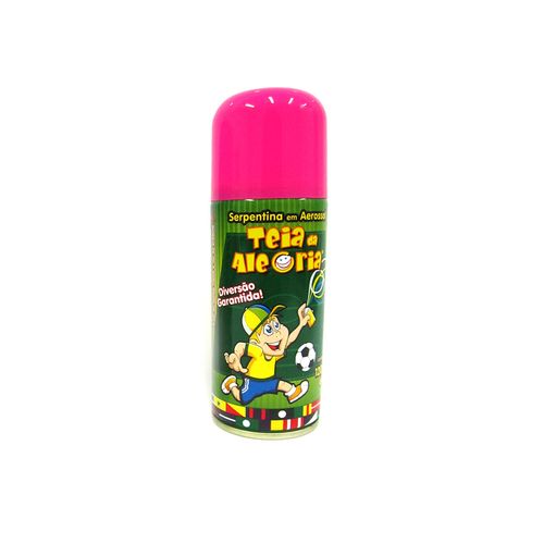 Serpentina em Aerosol - 120 ml Rosa