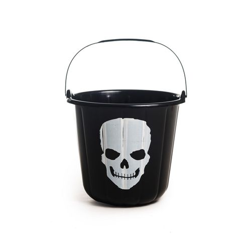 Balde Caveira ccom Alça Halloween - Cromus