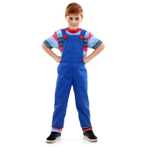 Fantasia Chucky Boneco Assassino Infantil - Halloween