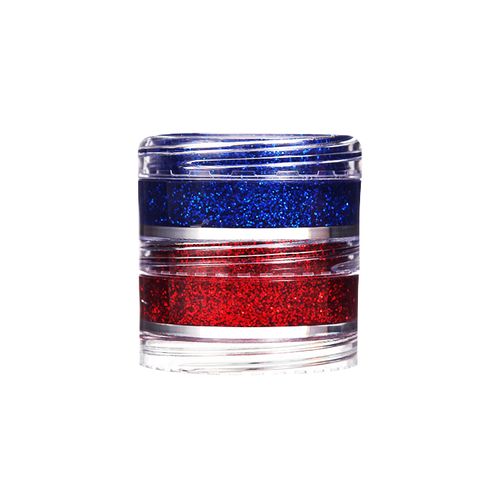 Tinta Facial Glitter Cremoso - Kit com 2 Cores
