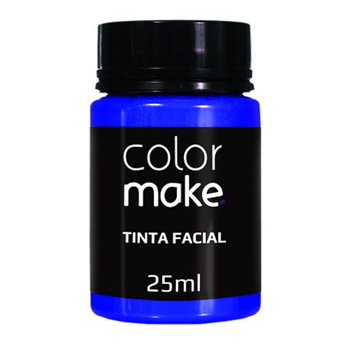 Tinta Facial Liquida Pote 25 ml Azul