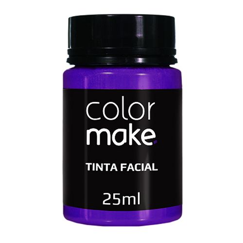 Tinta Facial Liquida Pote 25 ml Roxo