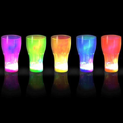 Copo Neon com Pisca Cores Sortidas