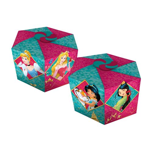 Caixa Surpresa Princesas Disney Amigas - 8 Unidades - Regina Festas
