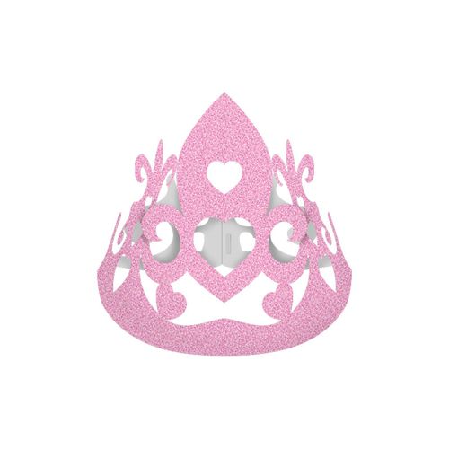 Chapéu de Aniversário Coroa - Disney Princesas Amigas - 8 unidades - Regina Festas