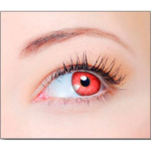Lentes de Contato Halloween - Vermelho