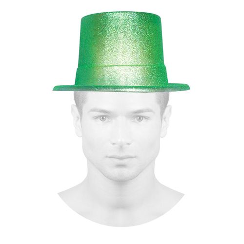 Cartola de Plástico Candy - Verde