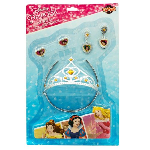 Kit Beleza com Acessórios e Tiara - Disney - Bela