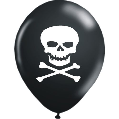 Balão Ballontech Caveira - Nº 10(25cm) - 25 Unidades