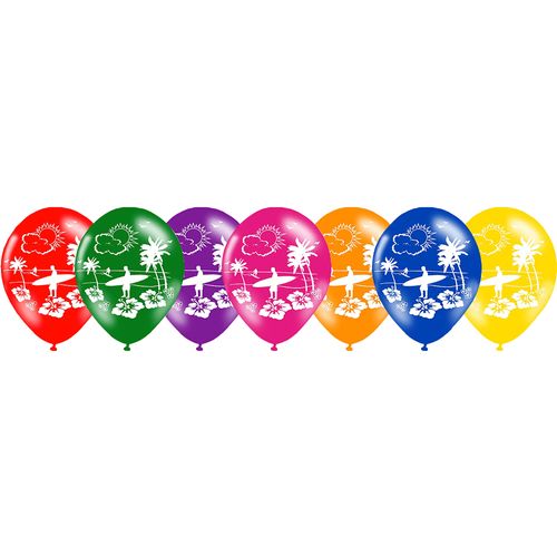 Balão Ballontech Luau Hawai Nº 10(25cm) - 25 Unidades