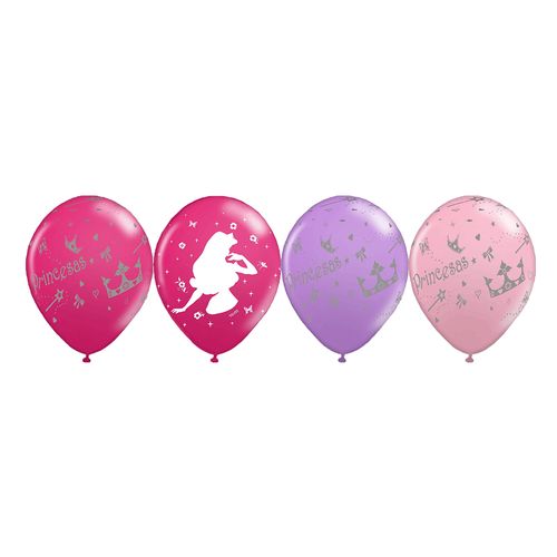 Balão Ballontech Princesas Nº 10(25cm) - 25 Unidades